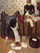 The woman making hats Paul Signac